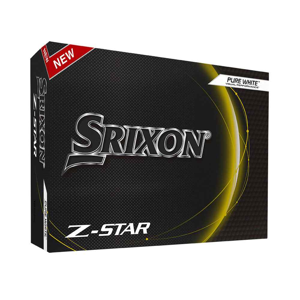 Balles Srixon - ZStar Pure White