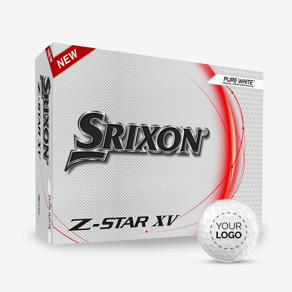 Srixon Z-Star XV Pure White Golfbälle – personalisiert