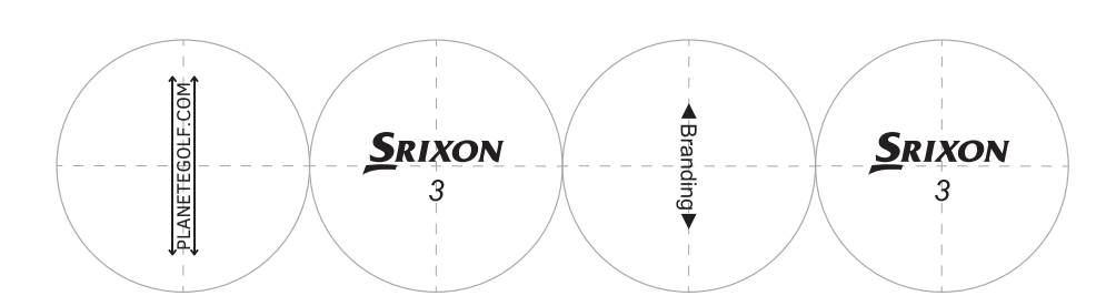 Srixon Ad333 White Balls