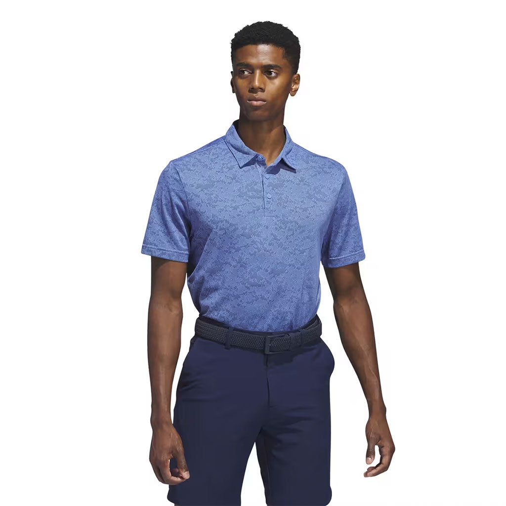 Adidas Jacquard-Poloshirt mit Struktur