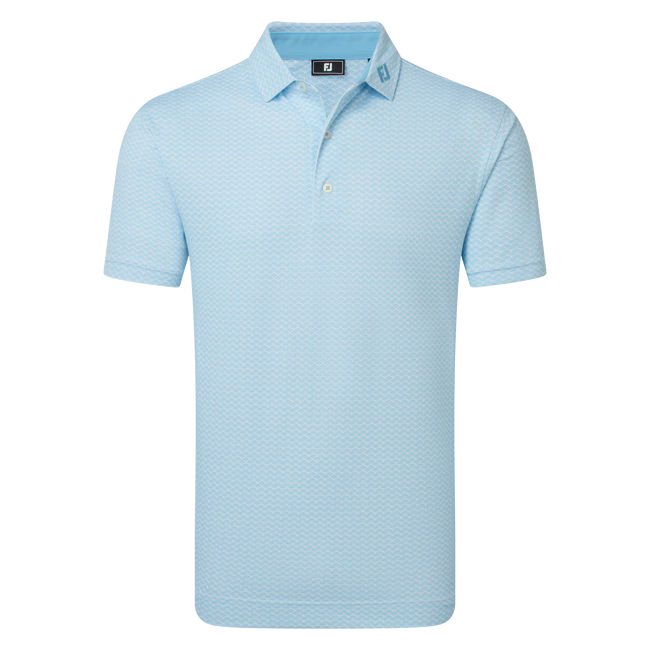 Polo Footjoy piqué imprimé coquillage