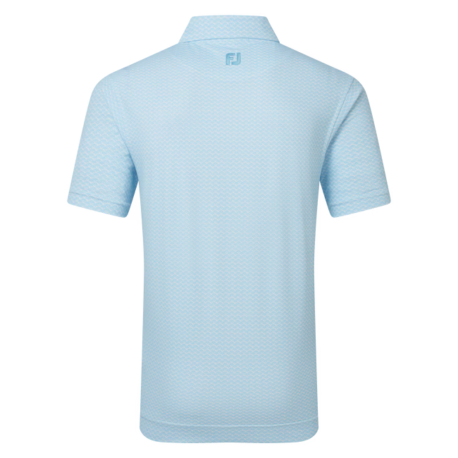 Polo Footjoy piqué imprimé coquillage