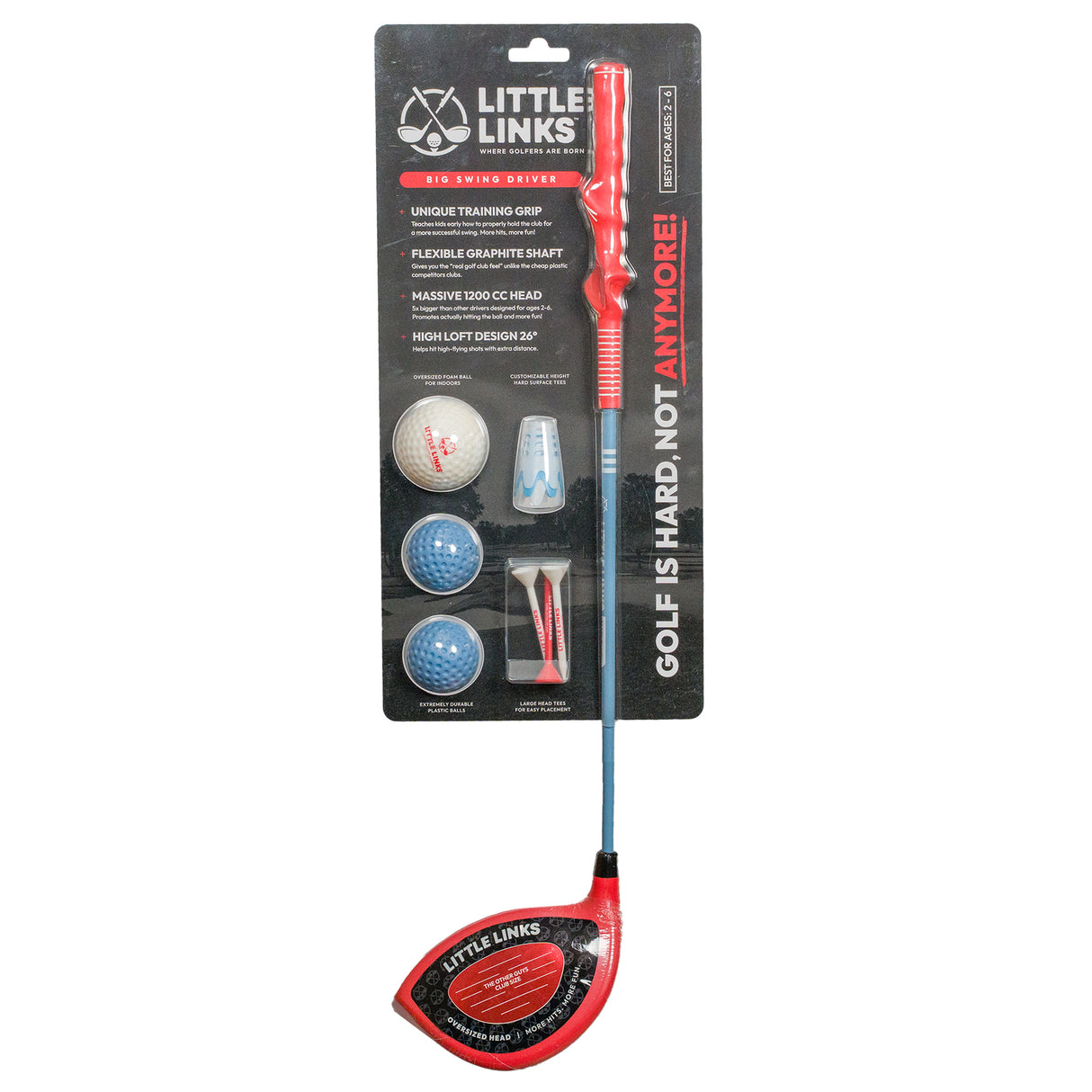 Komplettes US-Golfset für Kinder, 4 Schläger, 115–122 cm