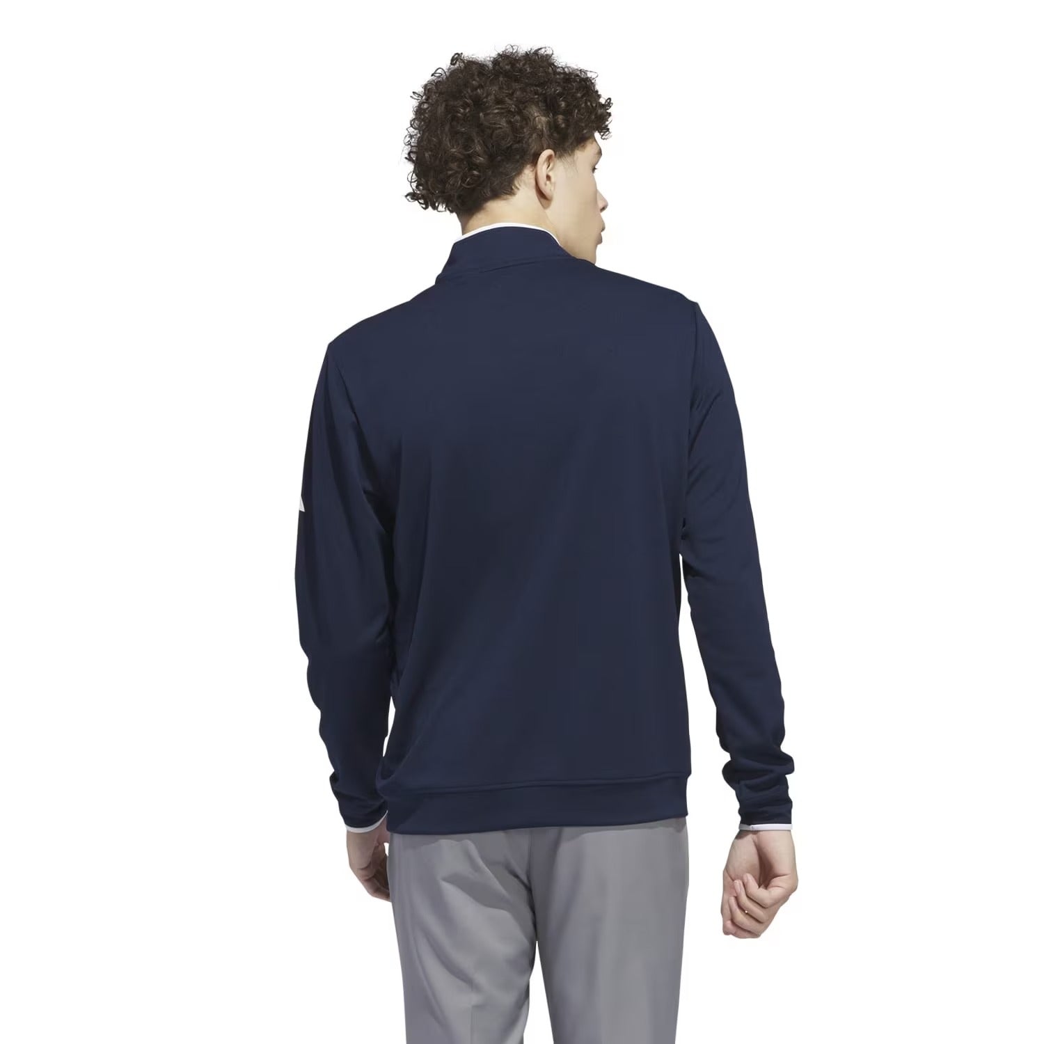 Adidas Quarter Zip Jacke Marineblau