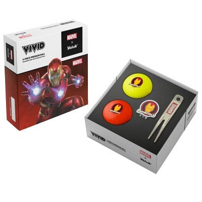 Balles Volvik Marvel + Divot + Hat Clips