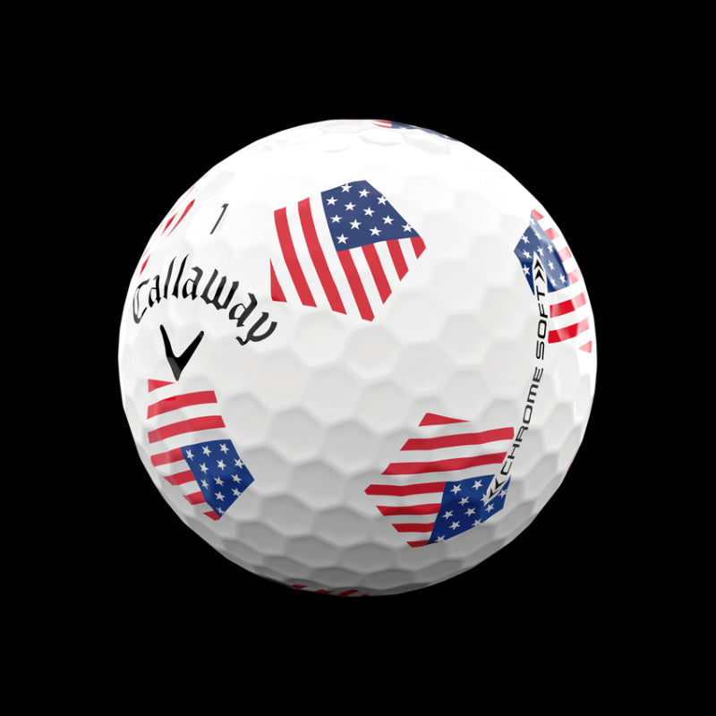 Balles Callaway Chrome Soft Ryder Cup USA / Europe