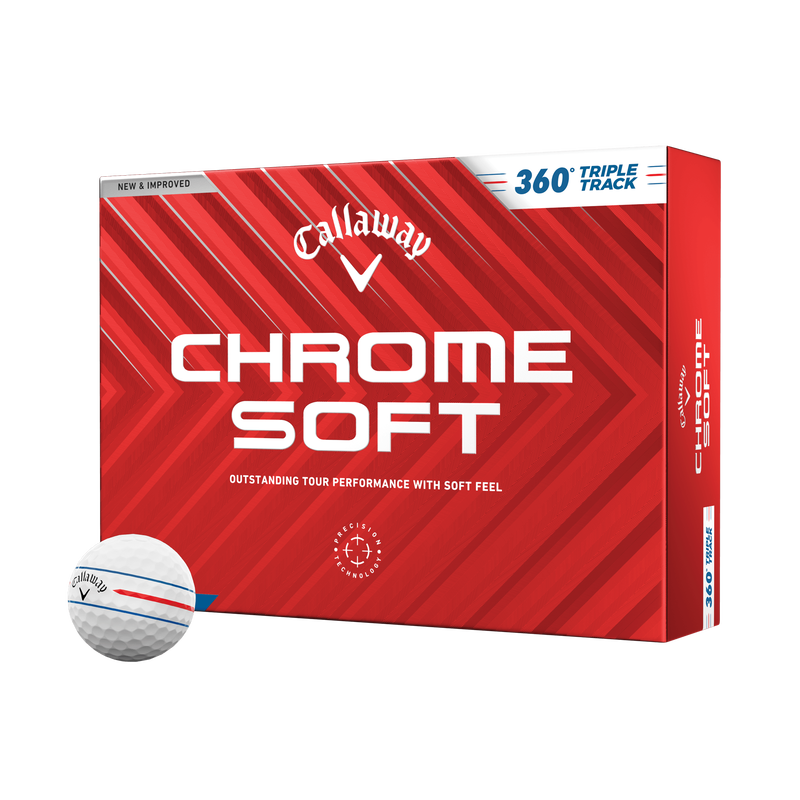 Balles Callaway Chrome Soft Triple Track 360°