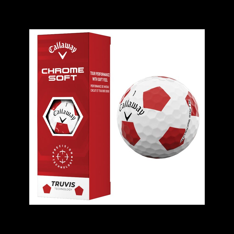 Balles Callaway Chrome Soft Truvis Red