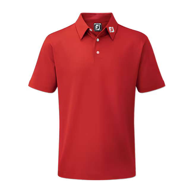 Juniors Polo Footjoy Stretch Pique Solid
