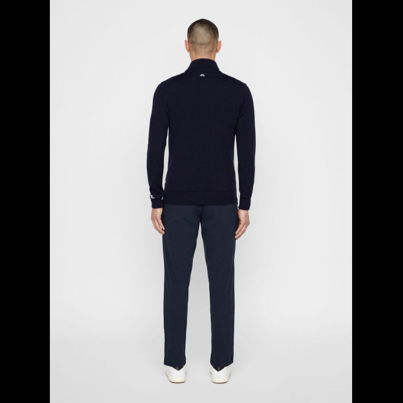 J.Lindeberg Kian Tour Merino-Pullover mit Reißverschluss