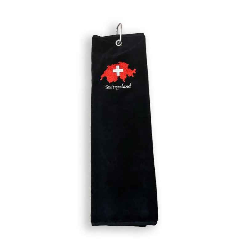 Serviette Drapeau Suisse coton, 3 volets