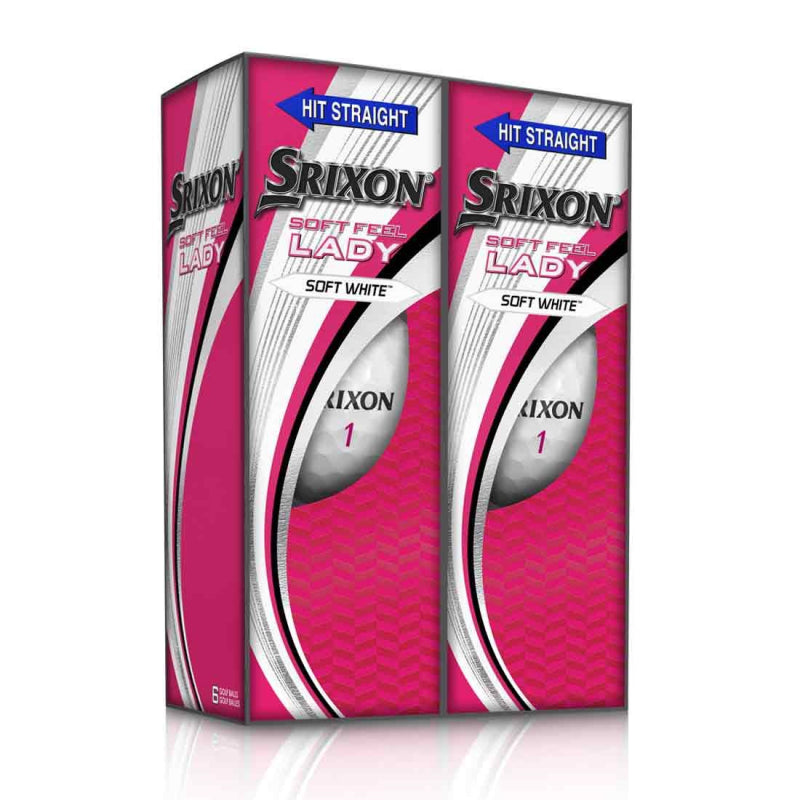 Balles Srixon Soft Feel Lady Blanche