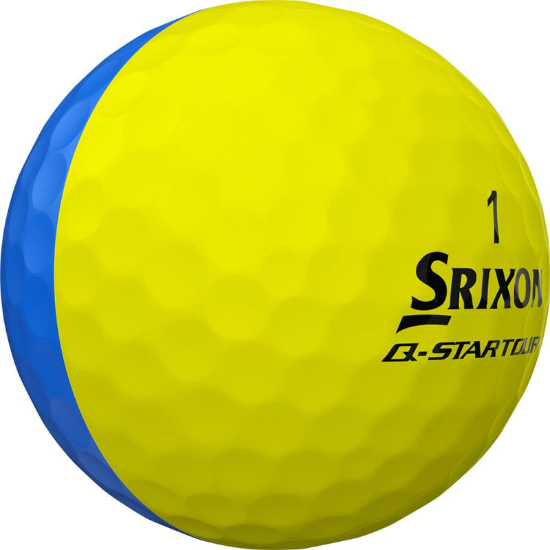 Srixon Q-Star Tour Divide Brite Gelb / Blau