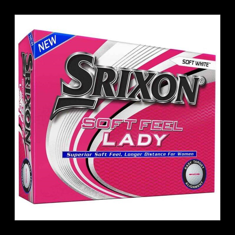 Balles Srixon Soft Feel Lady Blanche