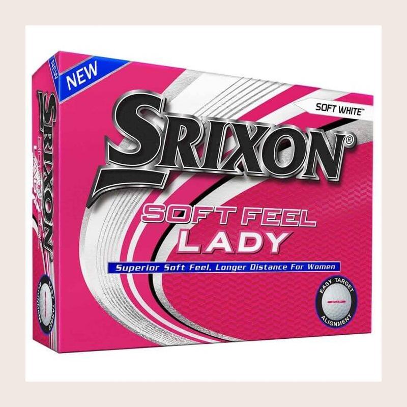 Balles Srixon Soft Feel Lady Blanche