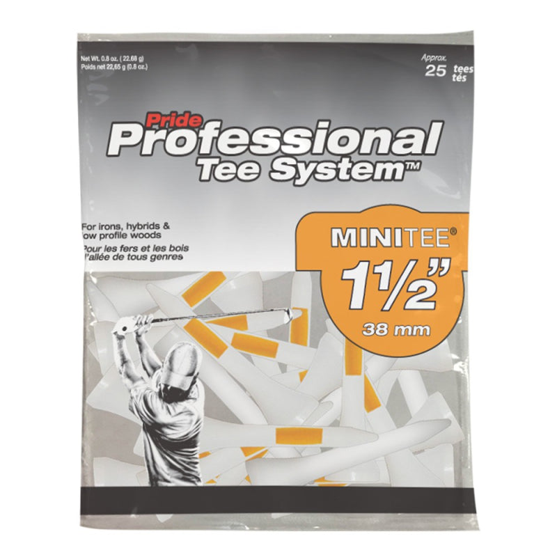 Pride Sports Professional Wood Tees - 38mm