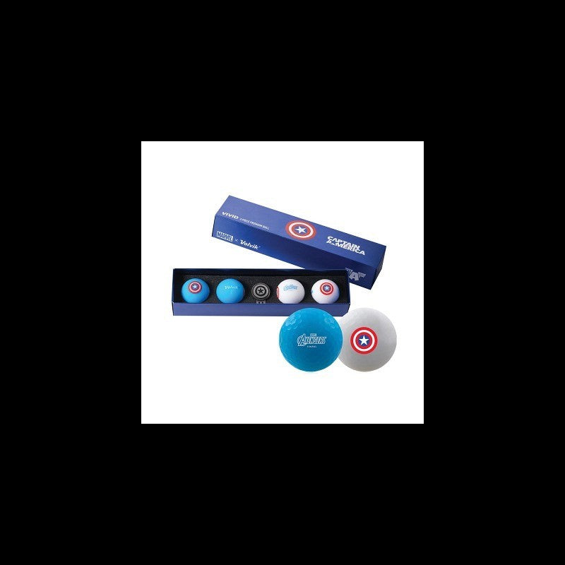 Coffret de Balles Volvik Vivid + hat clips - Édition Marvel