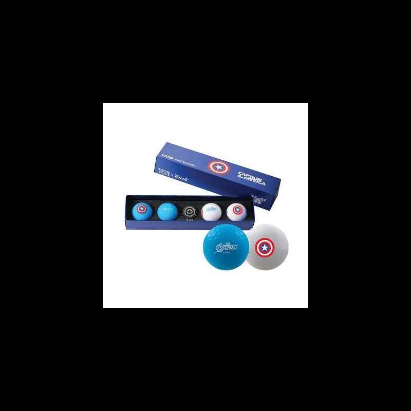 Coffret de Balles Volvik Vivid + hat clips - Édition Marvel
