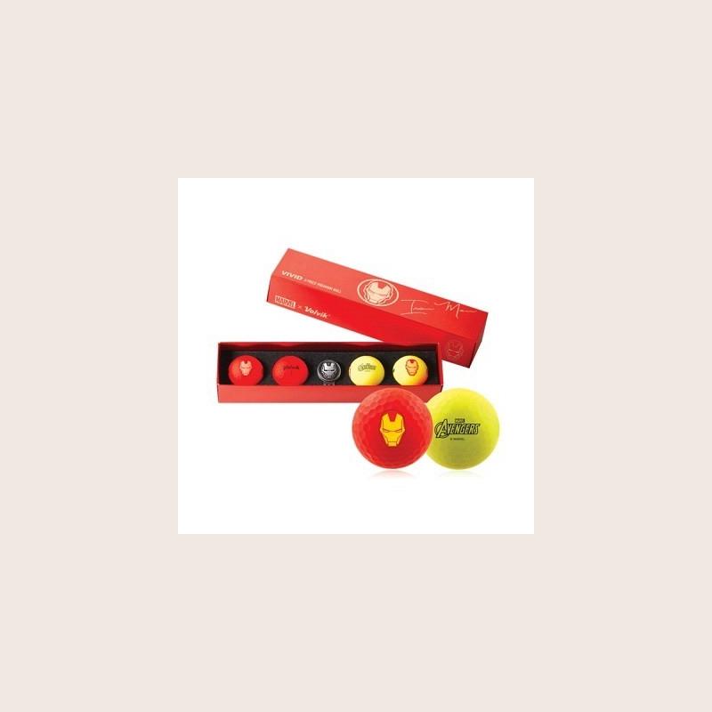 Coffret de Balles Volvik Vivid + hat clips - Édition Marvel