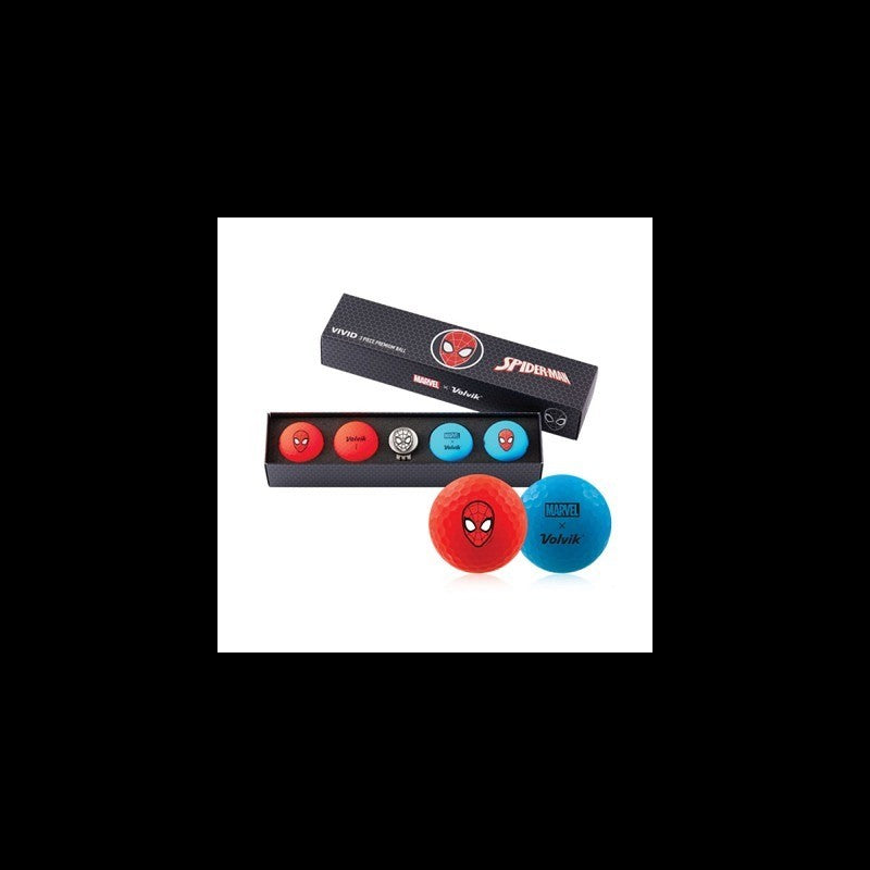 Coffret de Balles Volvik Vivid + hat clips - Édition Marvel