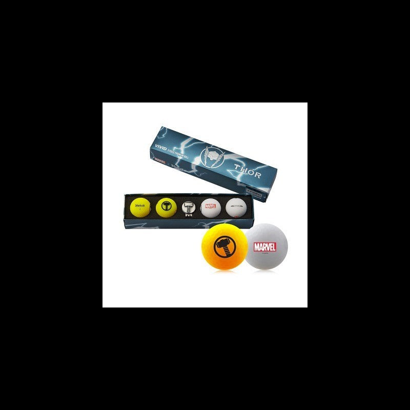 Coffret de Balles Volvik Vivid + hat clips - Édition Marvel