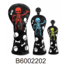 Head Cover noir Tete de mort multicolor B6002202