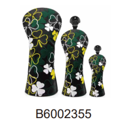 Head Cover Black Flower...