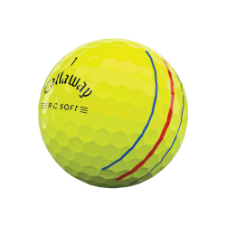 Callaway Balle ERC Soft Yellow, Triple Track