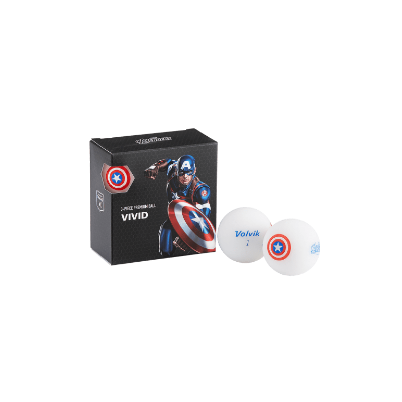 Balles Volvik Marvel Captain America 4X