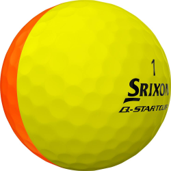 Srixon Q-star Tour Divide Brite Yellow / Orange