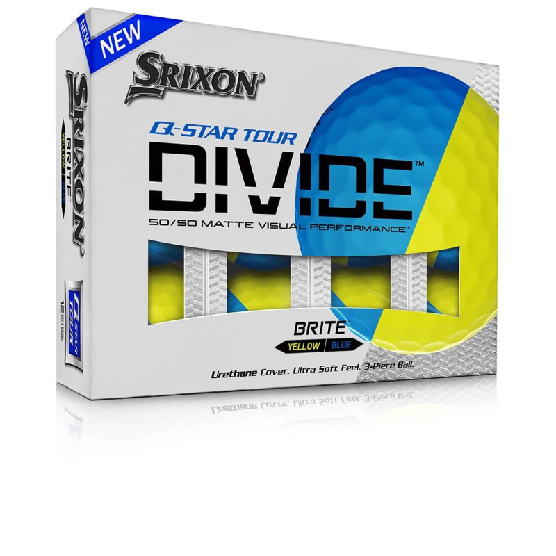 Srixon Q-star Tour Divide Brite Yellow / Blue