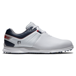 Chaussures Footjoy Pro SL blanche navy 53074