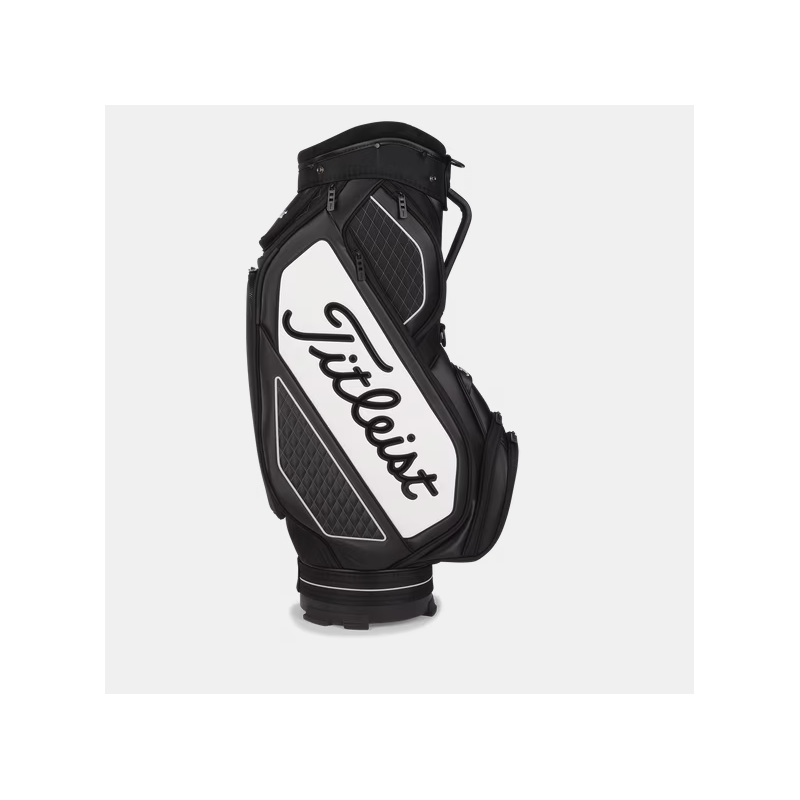 SAC CHARIOT TB20SF4-01 TITLEIST MID SIZE BAG WHITE / BLACK