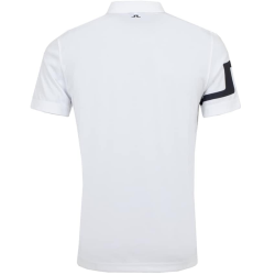 Polo J.Lindeberg Heath Reg Fit Golf WHITE