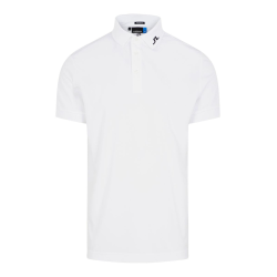 Polo Men J.Lindeberg BLANC Tour Tech Reg TX Jersey