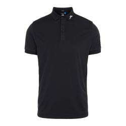 Polo Men J.Lindeberg BLACK Tour Tech Reg TX Jersey