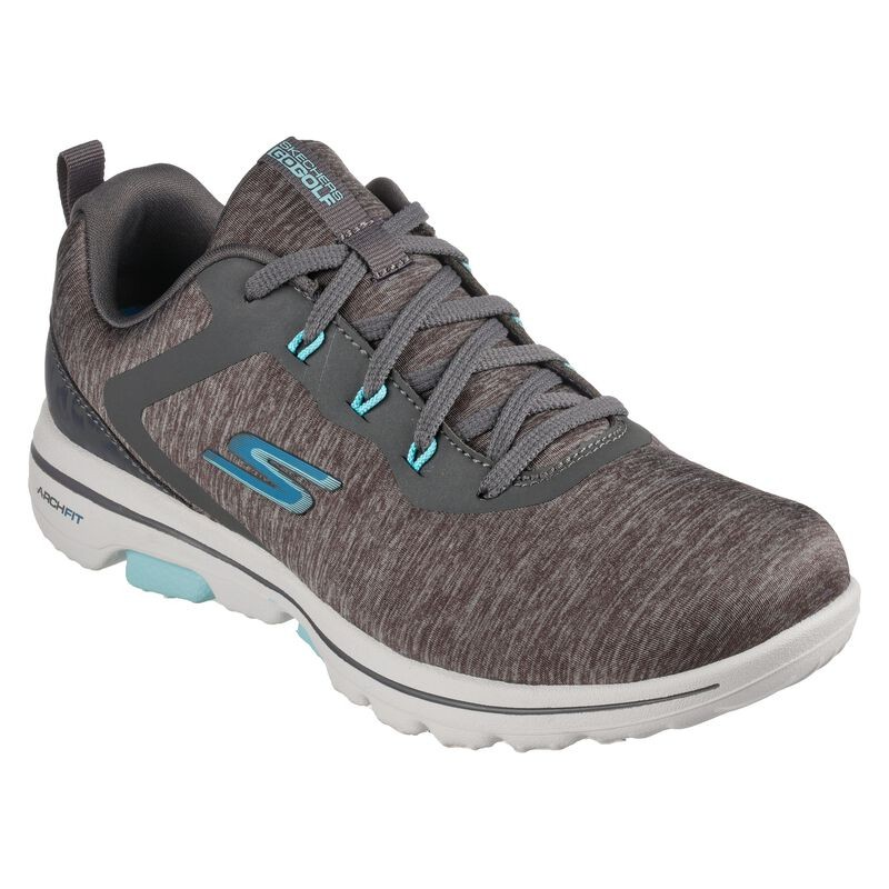 WOMEN´S SKECHERS Relaxed Fit: Skechers GO GOLF WALK 5 gray / bleu 123034gybl