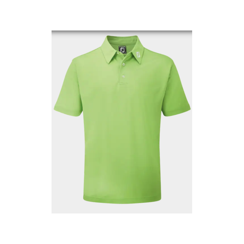 Polo Homme Footjoy Stretch Pique Solid LIME