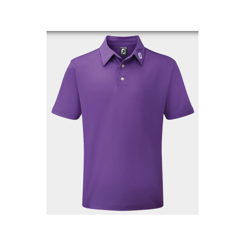 Polo Homme Footjoy Stretch Pique Solid PURPLE