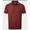 Polo Homme Footjoy Stretch Pique Solid BORDEAU