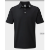 Polo Homme Footjoy Stretch Pique Solid BLACK