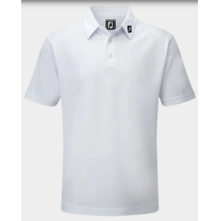 Polo Homme Footjoy Stretch Pique Solid WHITE