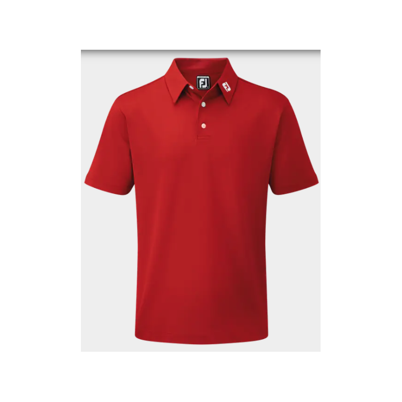 Polo Homme Footjoy Stretch Pique Solid RED