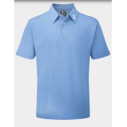 Polo Homme Footjoy Stretch Pique Solid LIGHT BLEU