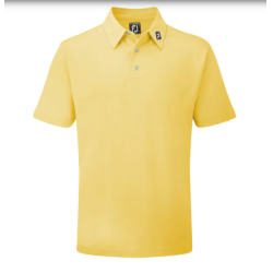 Polo Homme Footjoy Stretch Pique Solid YELLOW