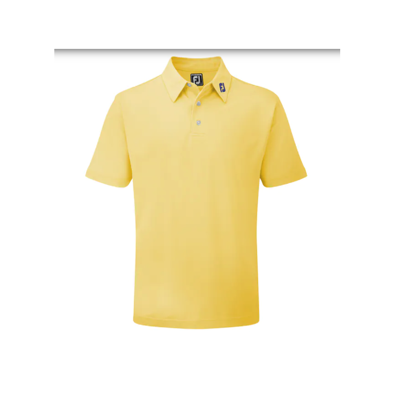 Polo Homme Footjoy Stretch Pique Solid YELLOW