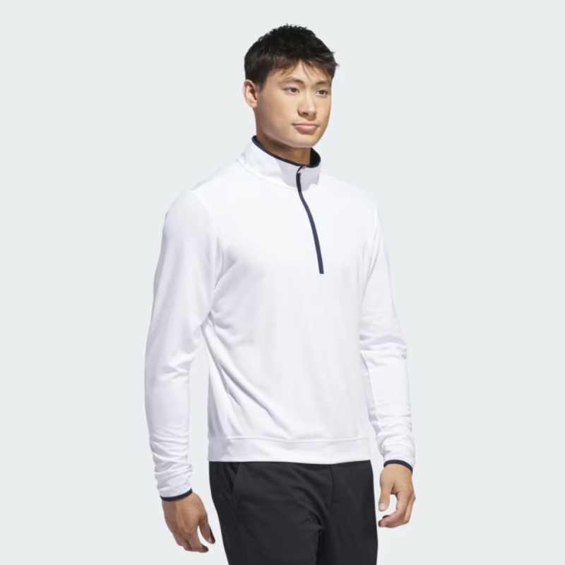 Pull Homme Zip Adidas - White CORE LTWT