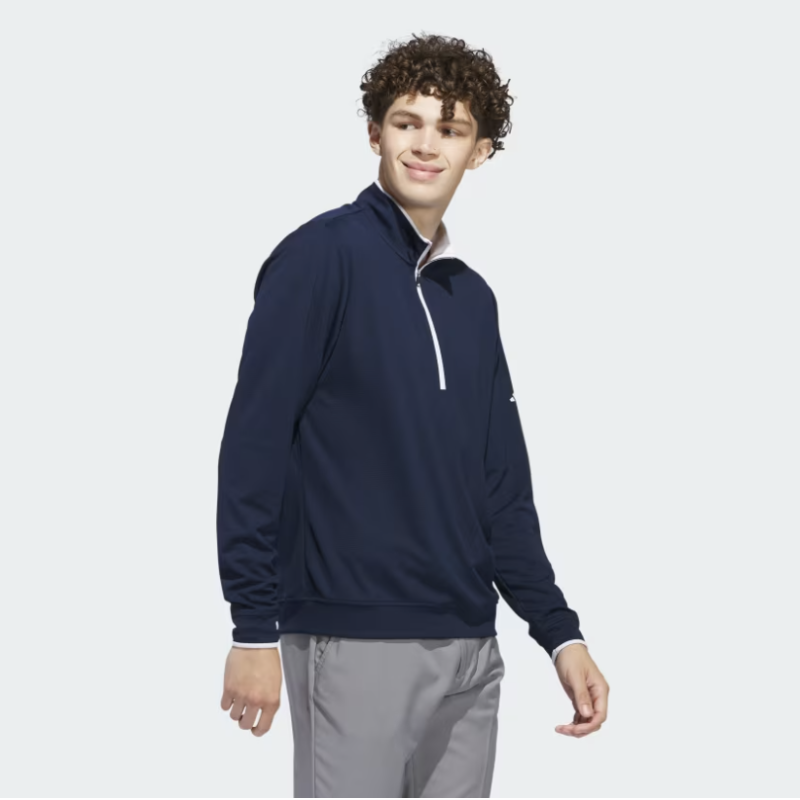 Pull Homme Zip Adidas - Navy CORE LTWT