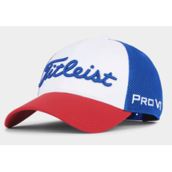 Casquette Titleist Tour Performance Mesh White / Royal / Red