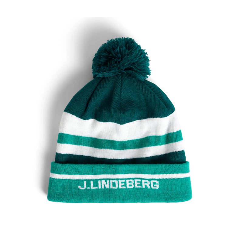 Stripe Beanie / Bonnet J.Lindeberg Vert